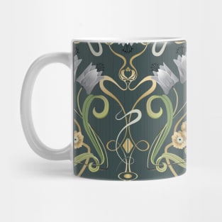 Art Nouveau tulips Mug